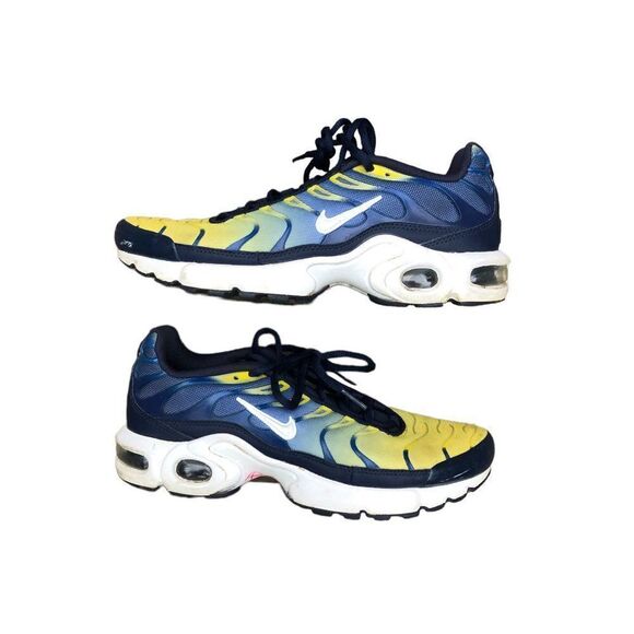 2017 Nike Air Max 97 Plus Tuned 1 Blue/Yellow Size 8 - Picture 6 of 16